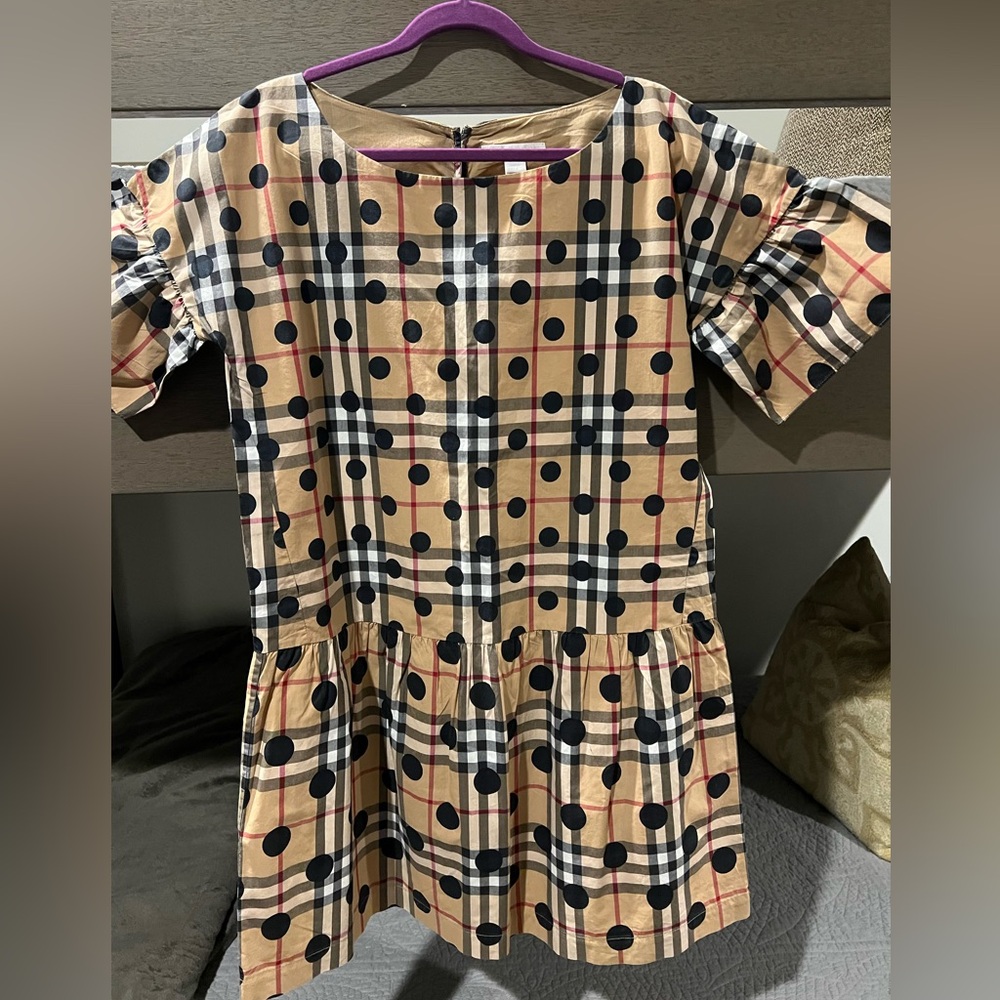 Girls size 12 Burberry cotton dress